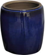 Hornbach Pflanztopf Lafiora Jia Keramik Ø 25 cm H 25 cm royal blau