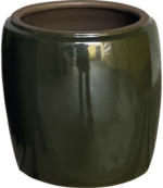 Hornbach Pflanztopf Lafiora Jia Keramik Ø 25 cm H 25 cm grün