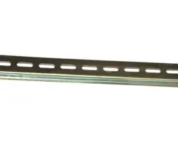 Leiterklemme Hutschiene 35 / 7,5 mm L 500 mm, grau