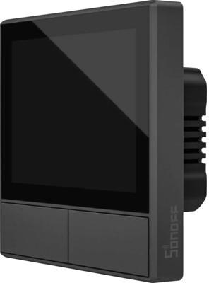 Smart Home Panel Sonoff mit Farb-Touchscreen 3,5 Zoll WLAN Bluetooth dunkelgrau