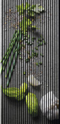Akustikpaneel digital bedruckt Kräuter 3 19x1133x2400 mm Set = 2 Einzelpaneele