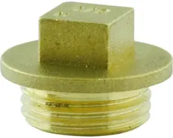 Stopfen 1/2" messing