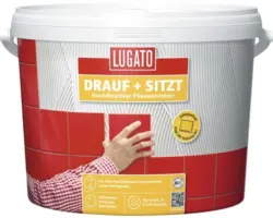 Fliesenkleber Lugato Drauf + Sitzt 10 kg