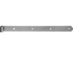 Hornbach Ladenband Typ 6 gerade Form, halbschwer, 400 x 13 x 40 mm, Edelstahl