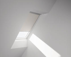 VELUX Verdunkelungsrollo uni beige manuell Rahmen aluminium DKL U04 1085S