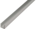 Hornbach U-Profil Aluminium silber 18 x 20 x 1,3 mm 1,3 mm , 1 m