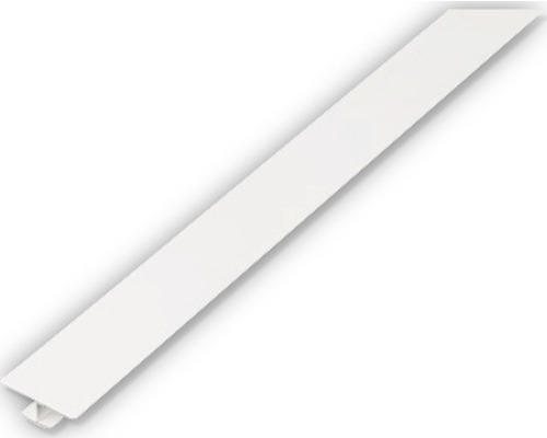 H-Profil PVC weiß 25 x 6 x 10 mm 1,0 mm , 2 m