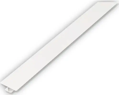 H-Profil PVC weiß 25 x 4 x 12 mm 1,0 mm , 1 m