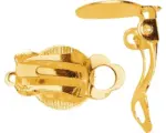 Hornbach Ohrclip mit Öse gold 2 Stück