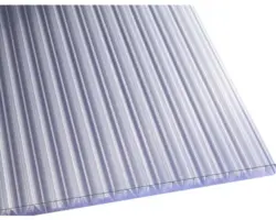 Gutta Thermostar Polycarbonat Hohlkammerplatte/Stegplatte 20-25 klar 2000 x 1200 x 25 mm