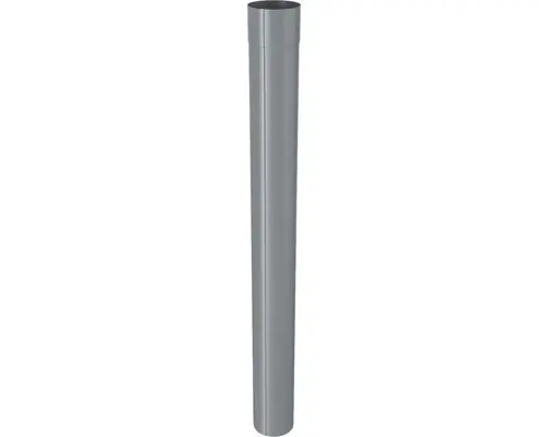 Zambelli Fallrohr Stahl rund Anthrazitgrau RAL 7016 NW 80 mm 2000 mm