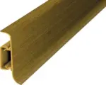 Hornbach Klemmsockelleiste PVC eiche montana 50 x 2500 mm