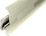 Hornbach Sockelleiste mit Kabelführung PVC woodstock 22,8x60x2500 mm 2 Teile