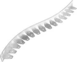 Rasenkante Kurve 'Alu-Light' 121 x 5cm