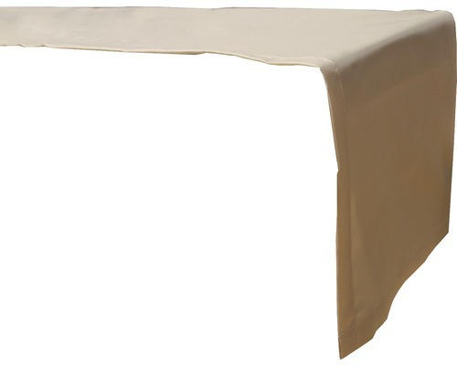 Tischläufer 120x45 cm beige