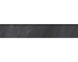 Steinzeug Sockelfliese Varana 8,0x45,0 cm anthrazit