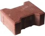 Hornbach Beton Pflasterstein maschinenverlegbar Solido 8 rot 16,5x20x8 cm