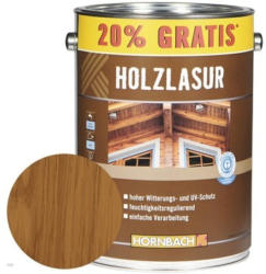 HORNBACH Holzlasur teak 6 l (20 % Gratis!)