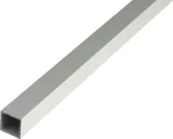 Vierkantrohr Aluminium silber 15x15x1 mm, 1 m