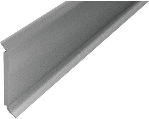 Kernsockelleiste silber 2500x60x15 mm