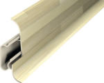 Hornbach Sockelleiste mit Kabelkanal PVC nussbaum oliv 22x60x2500 mm