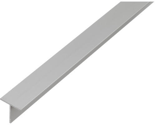 T-Profil Aluminium silber eloxiert 20x20x1,5 mm, 1 m