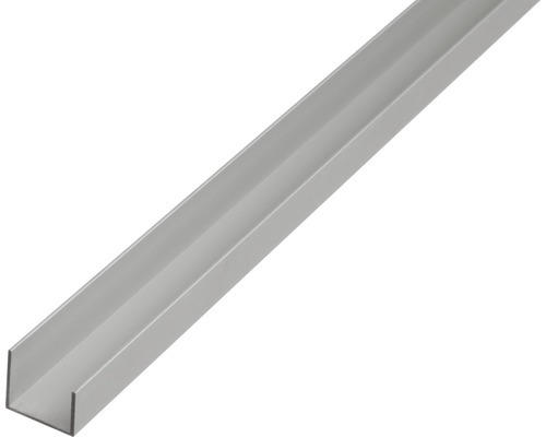 Griffprofil Aluminium silber 20x22x15 mm, 1 m