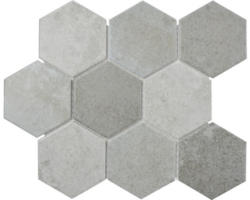 Keramikmosaik CIM HX9 CM 25,6x29,55 cm grau