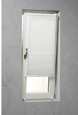 Soluna Wabenplissee mit Seitenverspannung, weiß, 70x130 cm