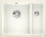 Hornbach Spüle Blanco Subline 350/150-U 456x525 mm kristallweiß