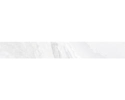 Feinsteinzeug Sockelfliese Onyx 8,0x60,0 cm weiß