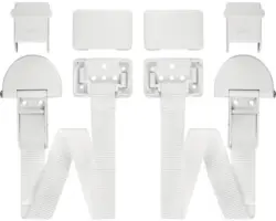 Möbel-Kippsicherung weiß 2 Stück