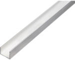 Hornbach U-Profil Aluminium silber 10 x 8 x 1 mm 1,0 mm , 1 m