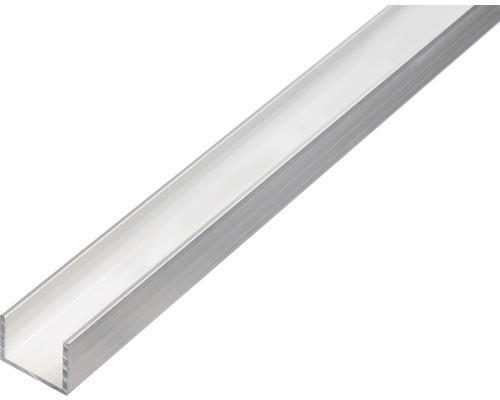 U-Profil Aluminium silber 30 x 20 x 2 mm 2,0 mm , 1 m