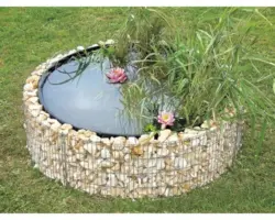 Hochteich Bausatz bellissa mit Folie Ø 146 x 40 cm