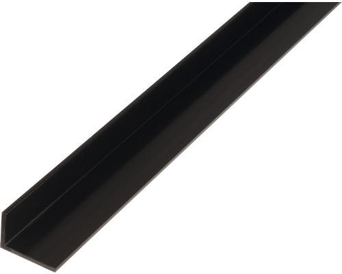 Winkelprofil PVC schwarz 25x20x2 mm, 1 m