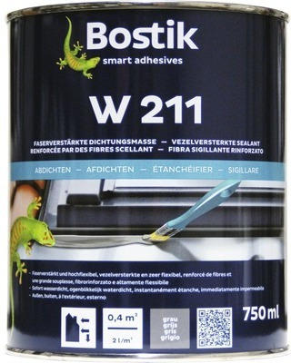 Bostik W 211 Faserverstärkte Dichtungsmasse 750 ml