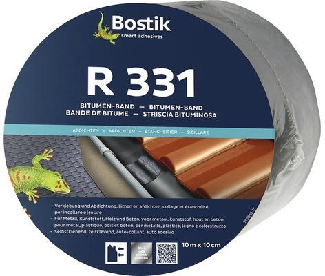 Bostik R 331 Bitumenband Blei selbstklebendes Dichtband 10 m x 10 cm
