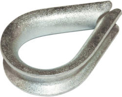 Kauschen 3 mm Edelstahl, 50 St.