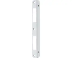 Schließblech für Innentüren Maße: 210x27x20x1,25 mm Radius 9 mm