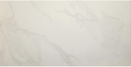 Feinsteinzeug Bodenfliese Carrara 30,0x60,0 cm weiß glänzend