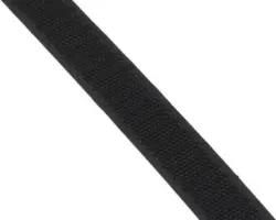 Hakenband selbstklebend, schwarz