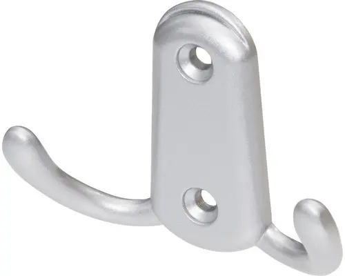 Haken matt/verchromt L 55 mm x B 78 mm x H 22 mm