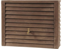 Regenspeicher GARANTIA Woody Wand-Tank 350 l darkwood