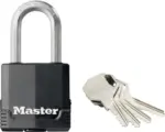 Hornbach Vorhängeschloss Maser Lock Excell schwarz hoher Bügel