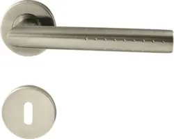 Rosettengarnitur BB Punktur edelstahl