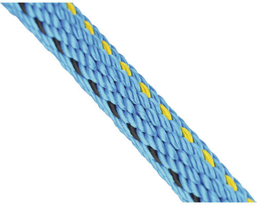 Seil Paraloc Mamutec Polyester blau/gelb/schwarz Ø 4 mm, Meterware