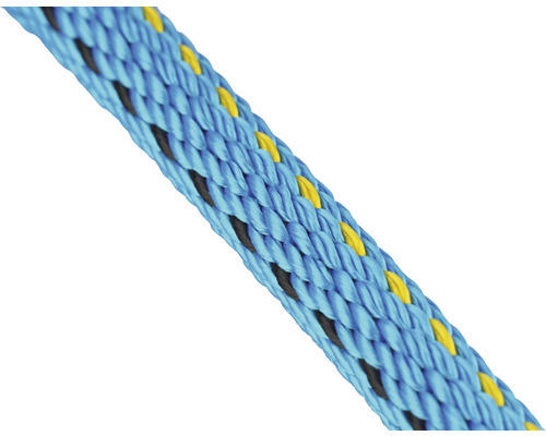 Seil Paraloc Mamutec Polyester blau/gelb/schwarz Ø 8 mm, Meterware