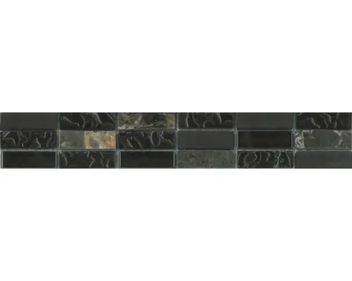 Glas Fliesenbordüre Made by Rako Carrara 4,8x30,0 cm beige