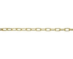 Uhrkette Pösamo Ø 1,4 mm Stahl vernickelt, Meterware